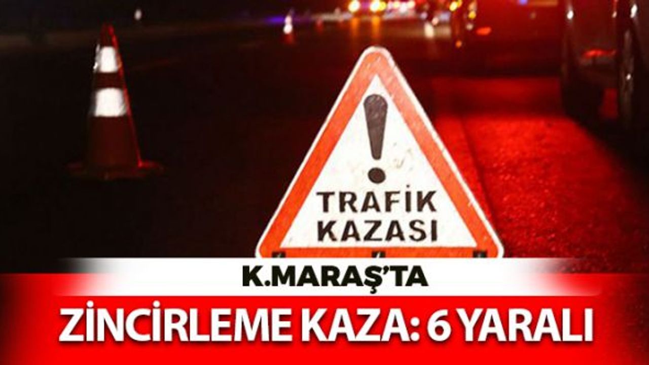 Kahramanmaraş'ta Zincirleme Kaza: Otomobil Devrildi