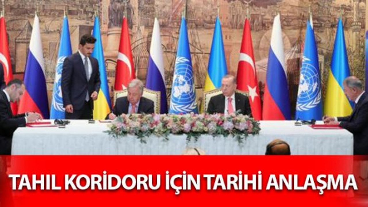 Tahıl Koridoru Anlaşması İmzalandı