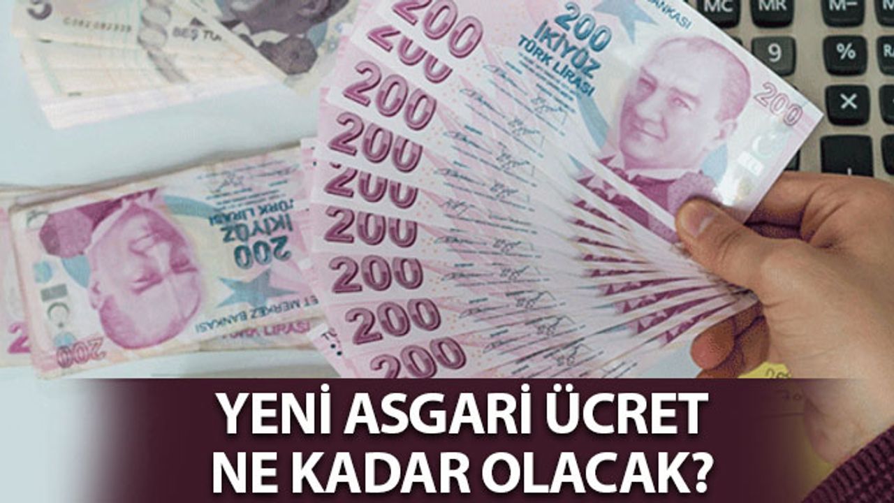 Yeni Asgari Ücret Ne Kadar Olacak?