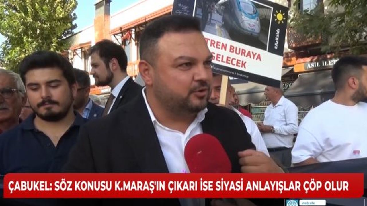 Ahmet Çabukel: 35-40 yıl önce kaçırdığımız treni bugün kaçırmayacağız!