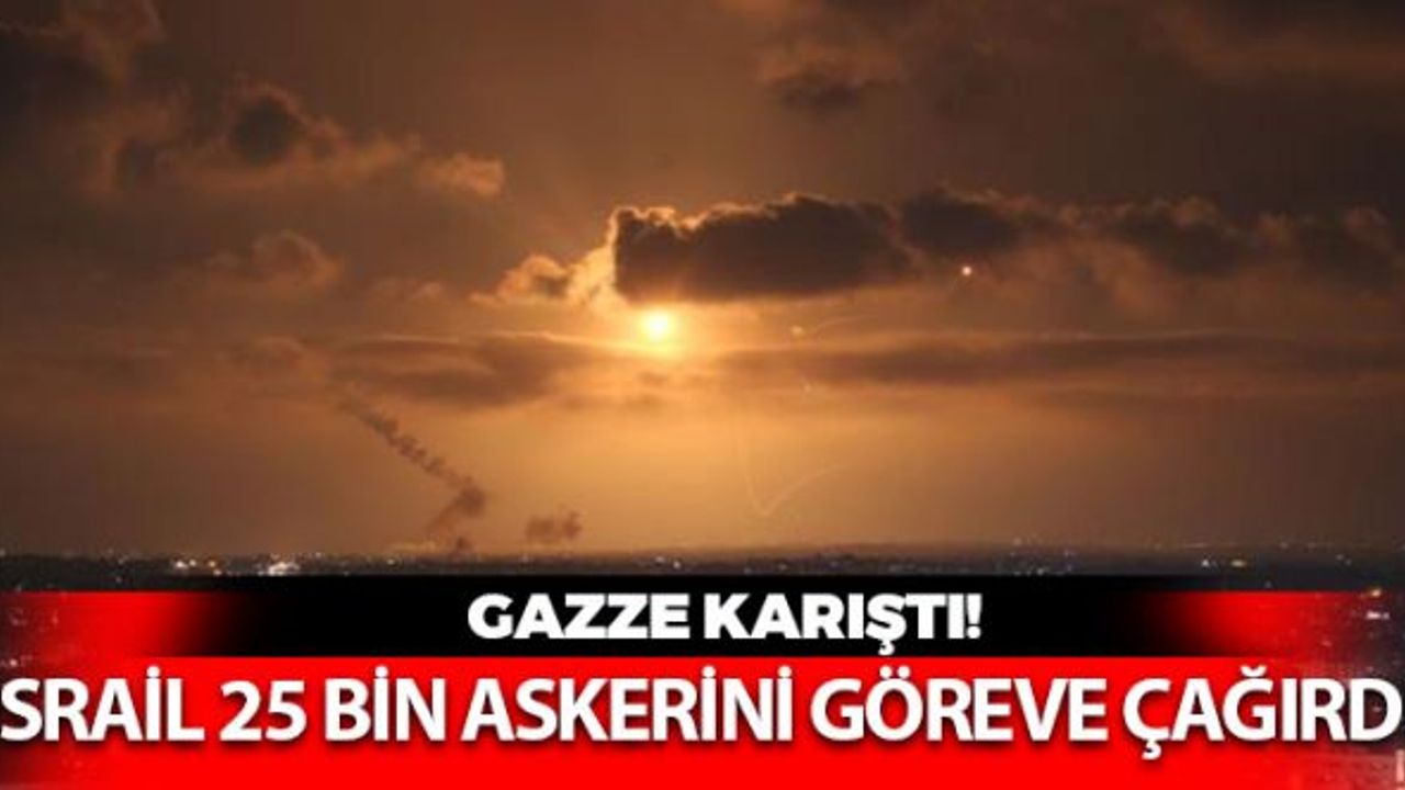 Gazze Karıştı, Roketler Havada Uçuyor