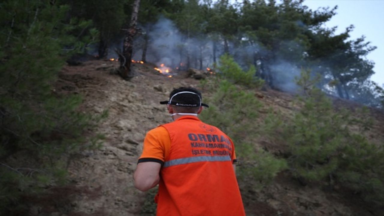 Kahramanmaraş'ta Çıkan Orman Yangını Kontrol Altına Alındı!