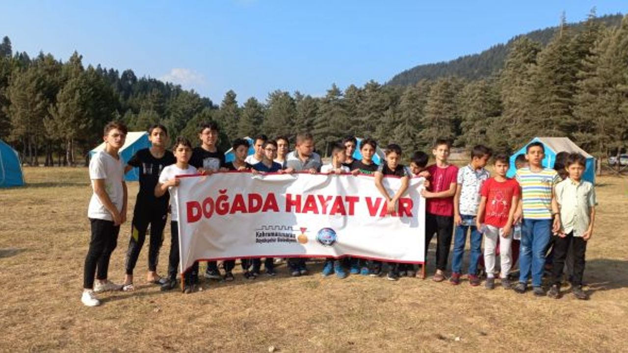 K.Maraş / Çocuklardan ‘Doğa Kampı’na yoğun ilgi