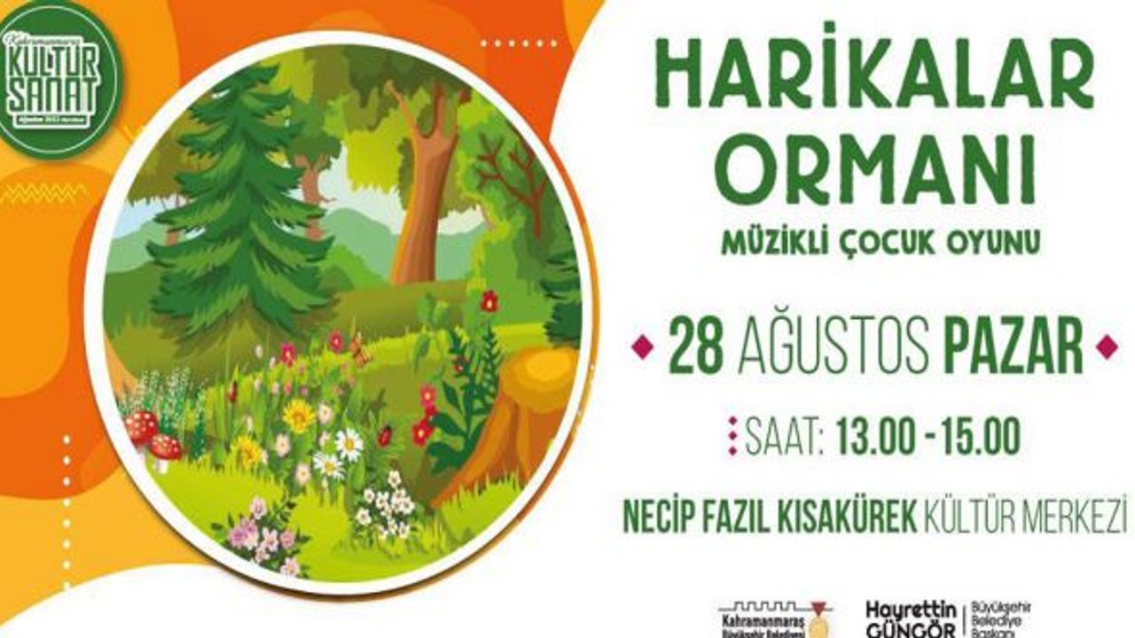 K.Maraş / “Harikalar Ormanı” minikleri bekliyor