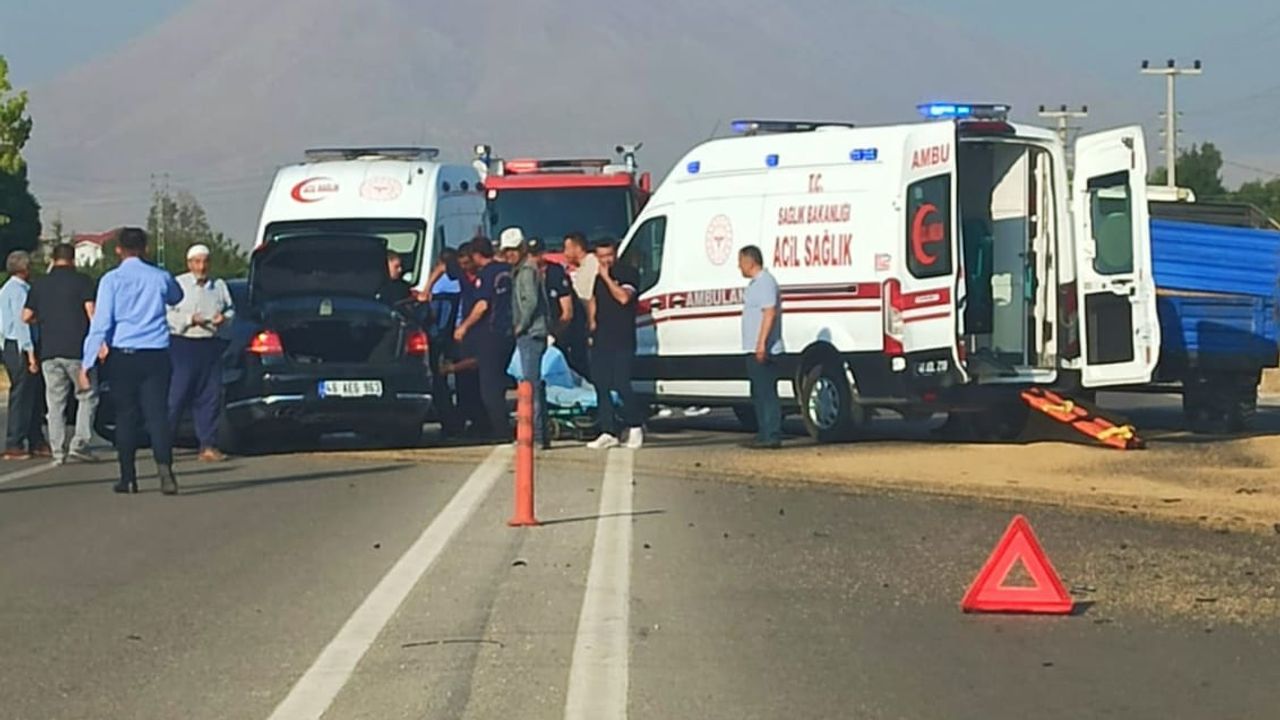 K.Maraş / Römorka arkadan çarptı: 4 yaralı!