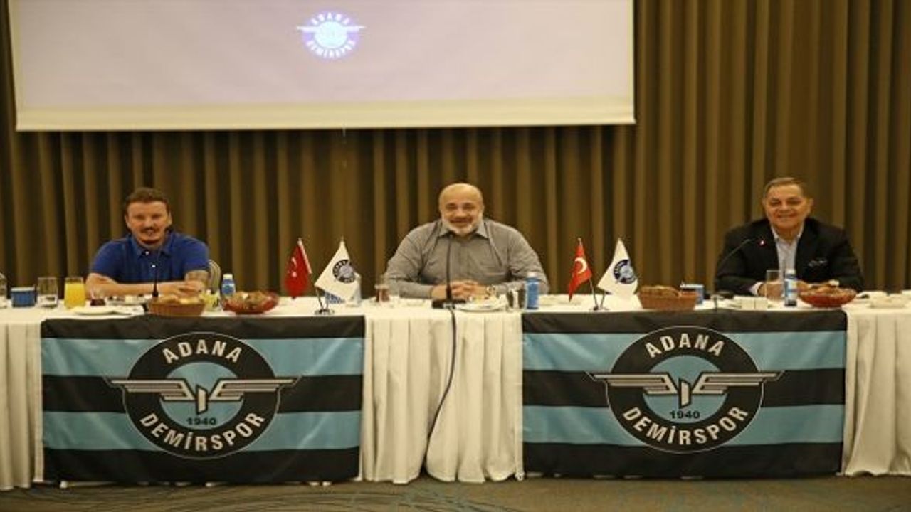 Adana Demirspor Başkanı Sancak, ligde ilk 5'e girmeyi hedeflediklerini söyledi