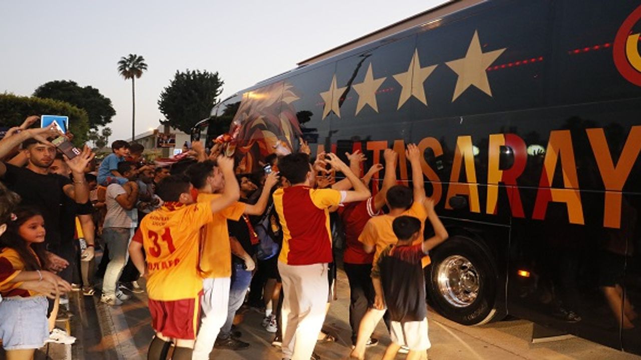 Galatasaray, Adana Demirspor maçı için Adana’ya geldi