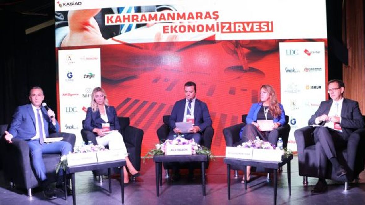 Kahramanmaraş ekonomi zirvesine ev sahipliği yaptı!