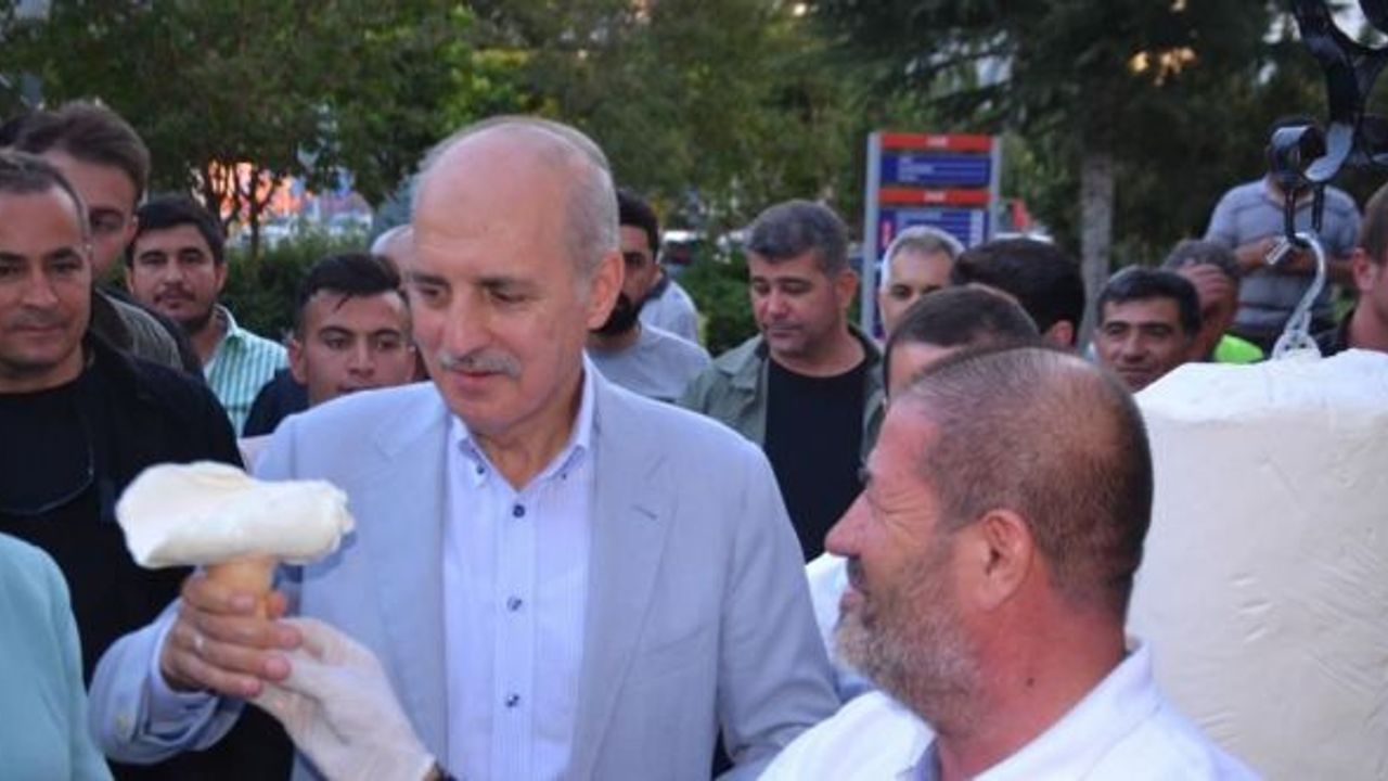 Numan Kurtulmuş, Alpedo Maraş Dondurması’na hayran kaldı