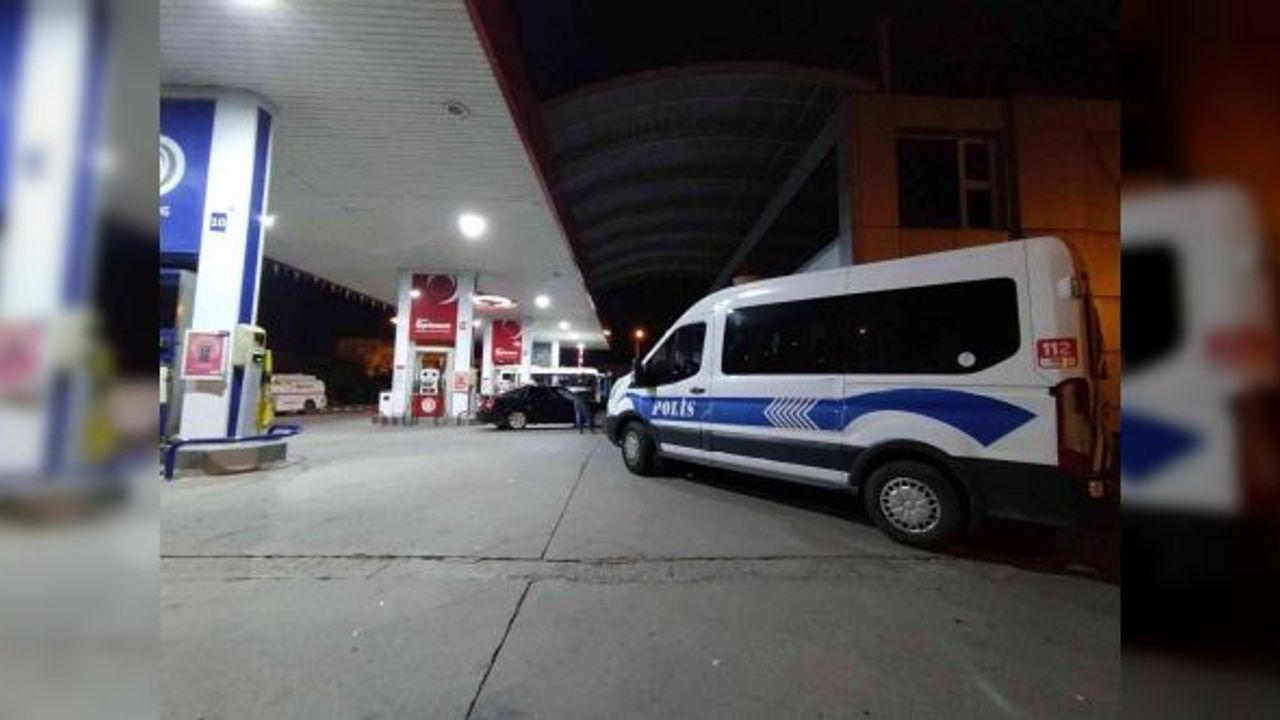 Akaryakıt istasyonuna kar maskeli, silahlı saldırı!