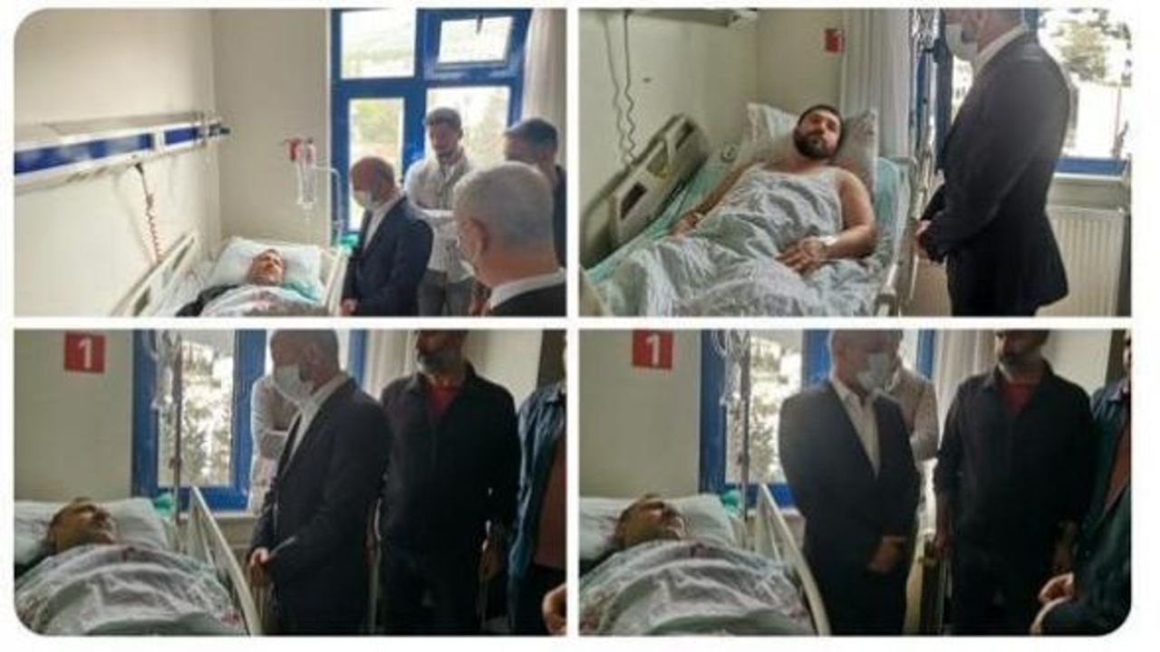 Ali Öztunç, yaralı polisleri ziyaret etti
