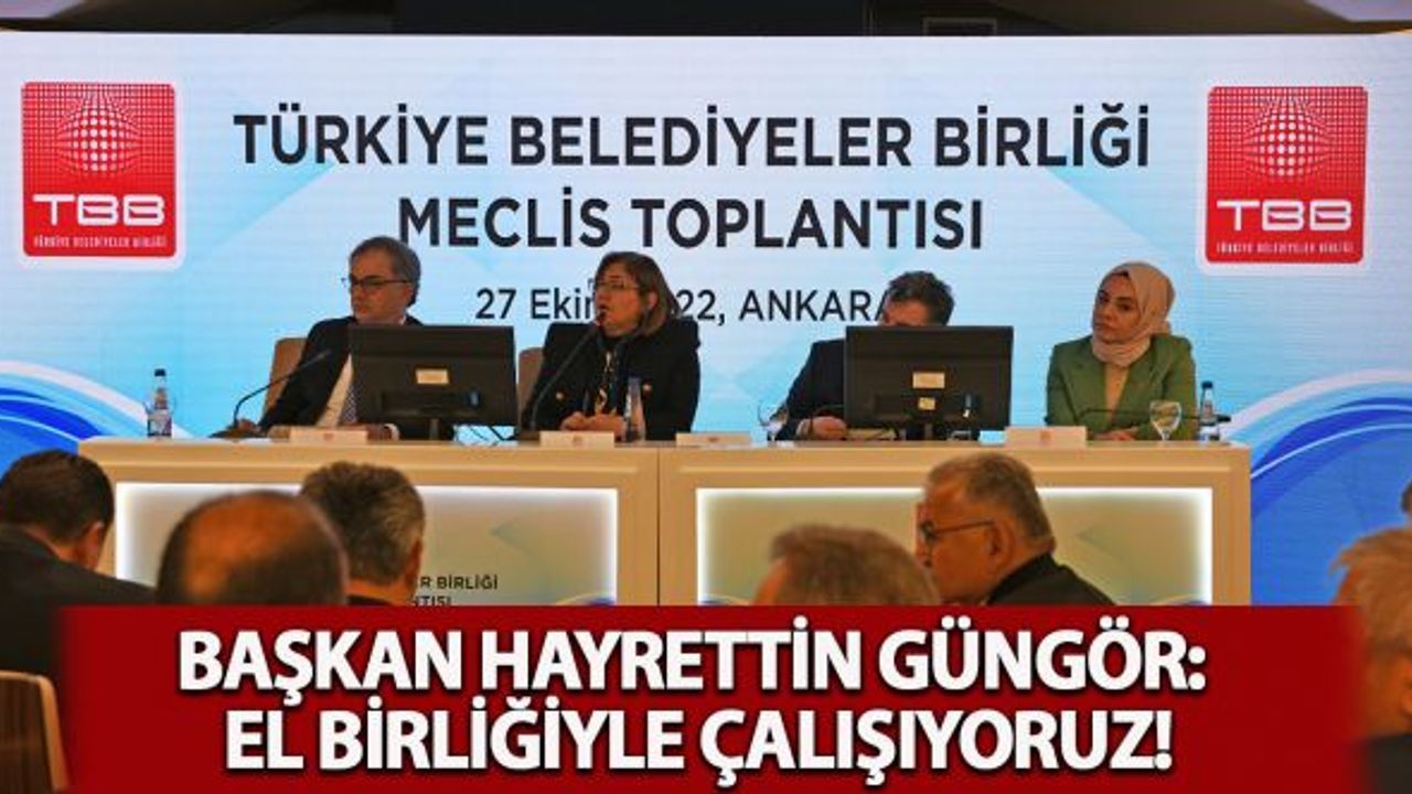 Başkan Güngör: El birliğiyle çalışıyoruz!