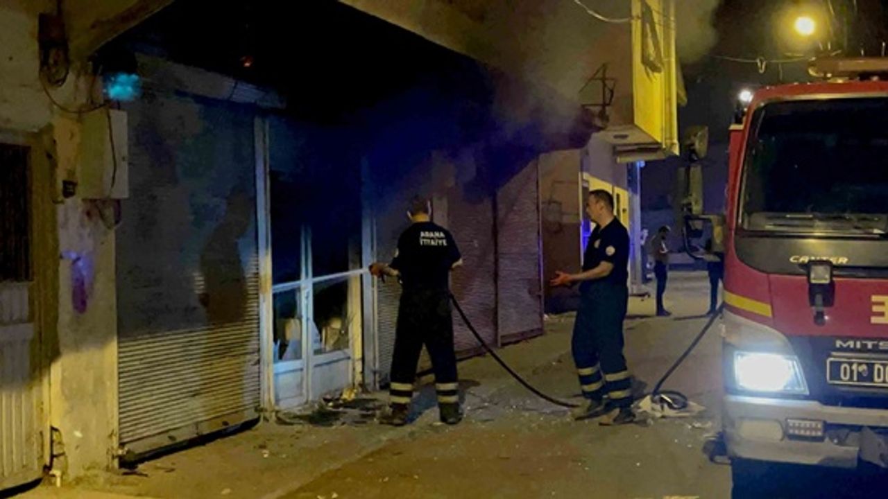 İş yerinde meydana gelen patlamada hasar oluştu!