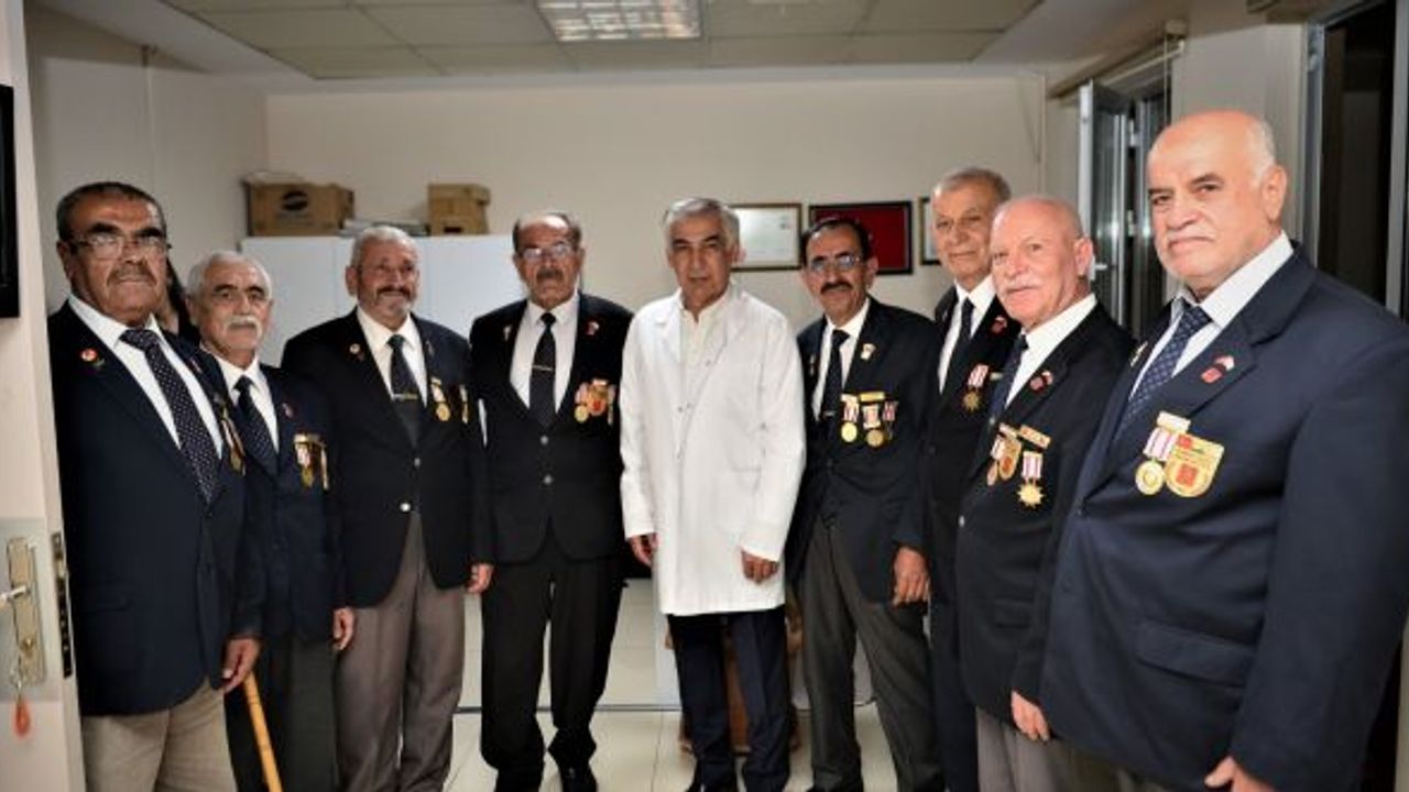 Kahramanmaraşlı gaziler, Doktor Faruk Atlı’ya teşekkür etti