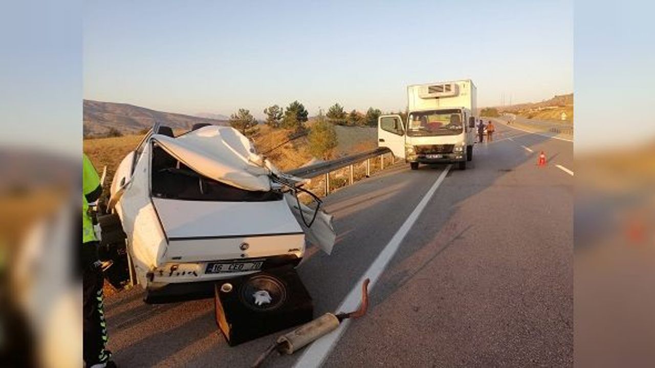 Korkuteli-Denizli karayolunda trafik kazası: 1 ölü