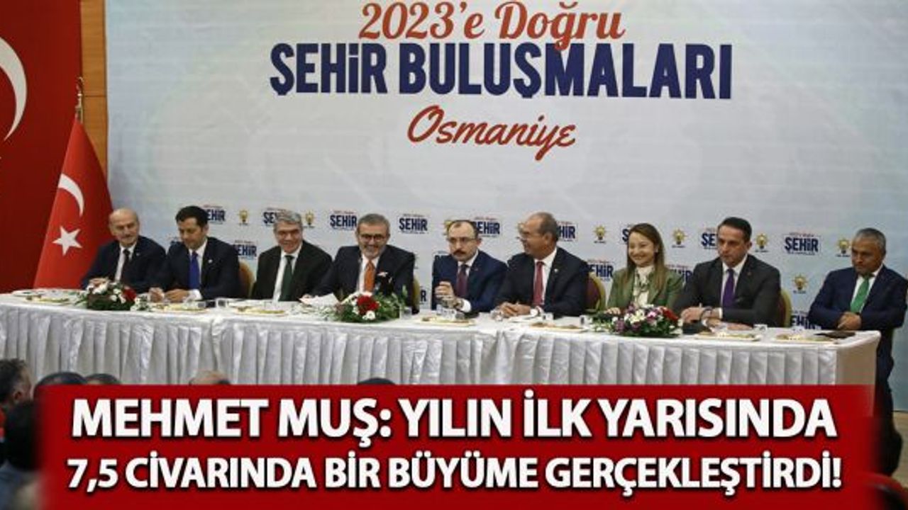 Mehmet Muş: "Enerji ve emtia fiyatlarındaki bu yükselişler bütün ülkeleri çok olumsuz etkiliyor "
