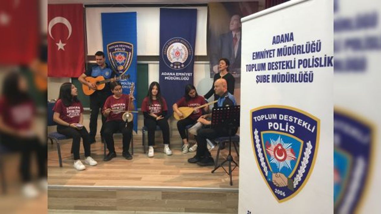 Polisten ‘sazlı sözlü’ proje!