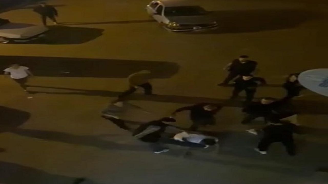 Sokak Ortasında Tekme Tokat Darp Edildi