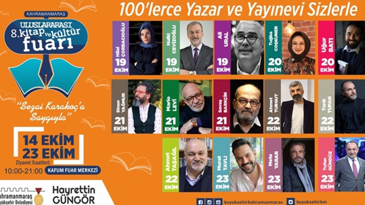 Uluslararası Kitap ve Kültür Fuarı, 14 Ekim'de başlıyor!