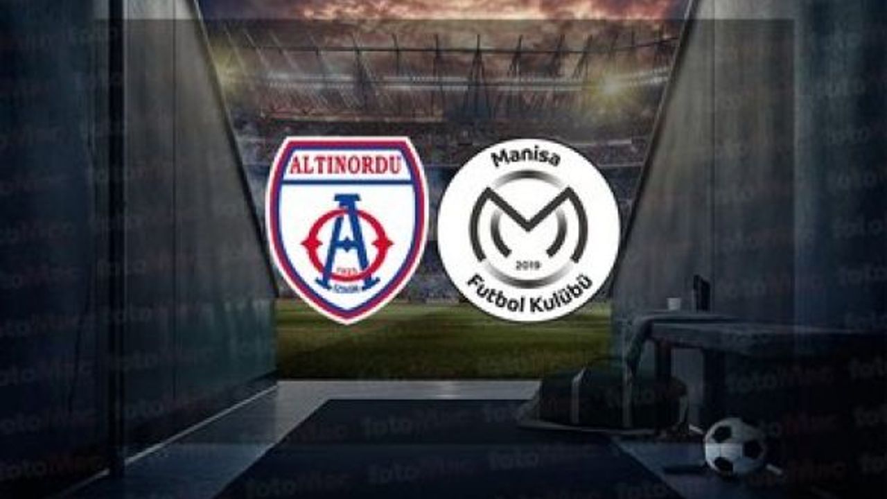 Altınordu Manisa FK maçı canlı izle