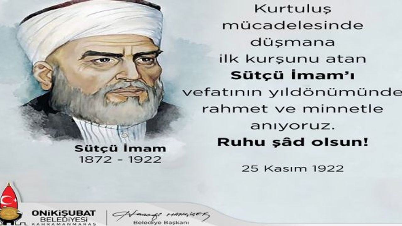 Başkan Mahçiçek: "Kahramanlarımızı rahmet ve minnetle anıyorum"