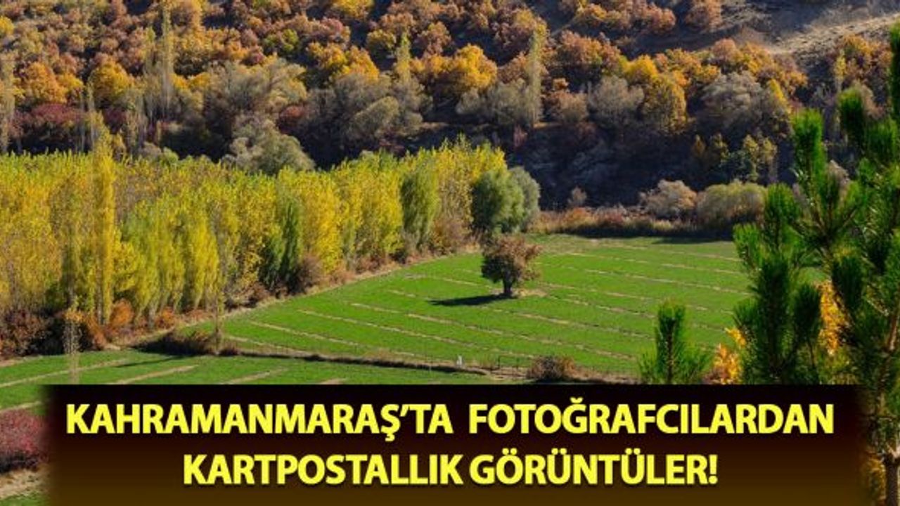 Kahramanmaraş'ta fotoğrafcılardan kartpostallık görüntüler!