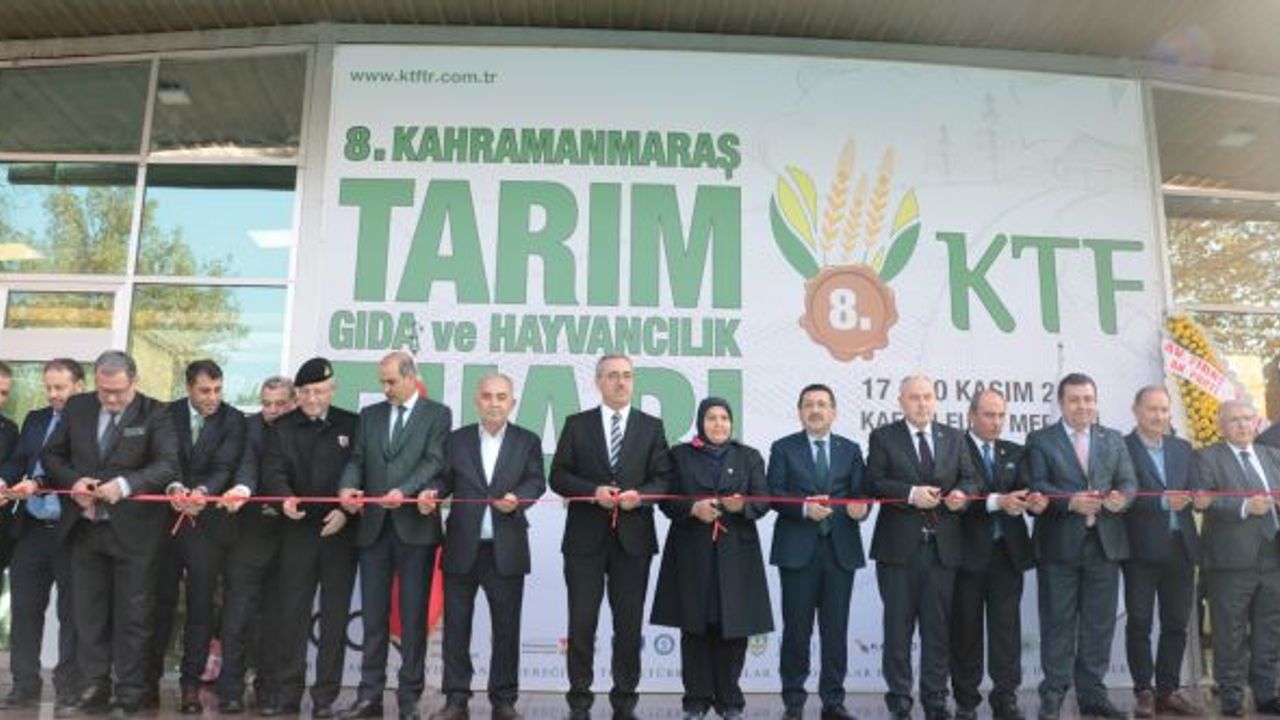 Kahramanmaraş Tarım Gıda ve Hayvancılık Fuarı açıldı