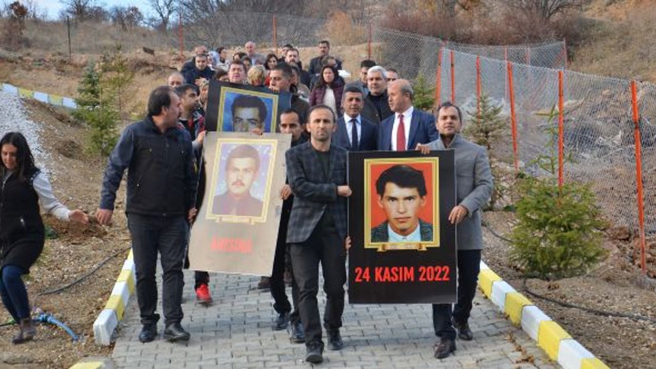 Kahramanmaraş’ın şehit öğretmenleri meslektaşları tarafından anıldı!