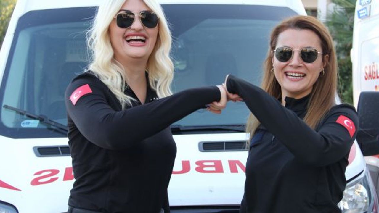 Kentin ilk kadın ambulans şoförleri oldular!