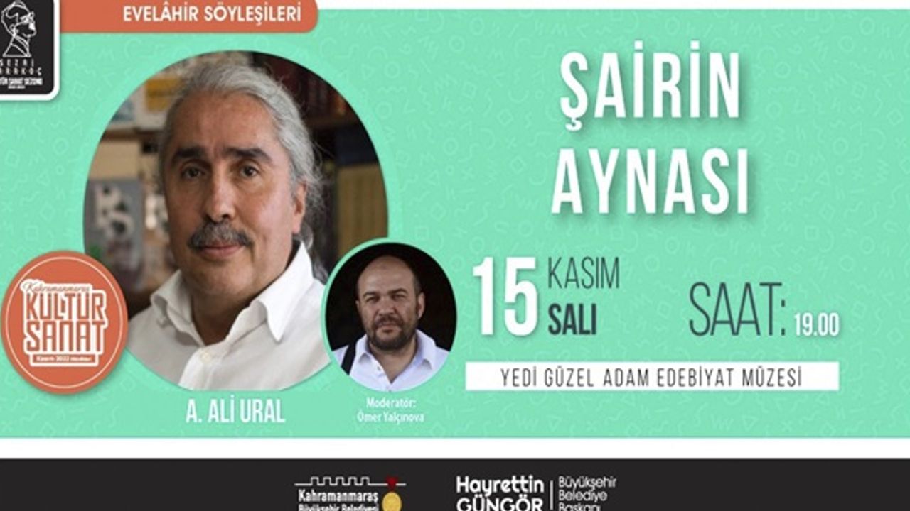Yazar Ali Ural Karamanmaraş'ta sevenleriyle buluşacak!