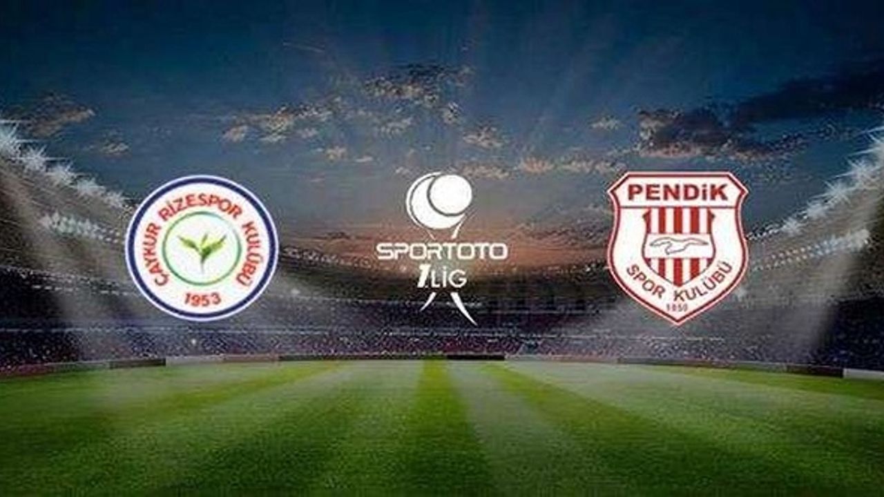 Ç.Rize spor - pendik spor  maçı canlı izle