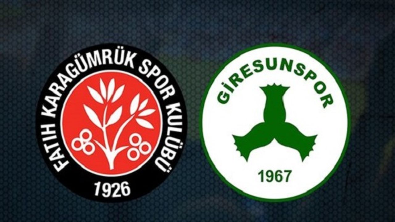 Fatih Karagümrük-Giresunspor Maçı Canlı İzle