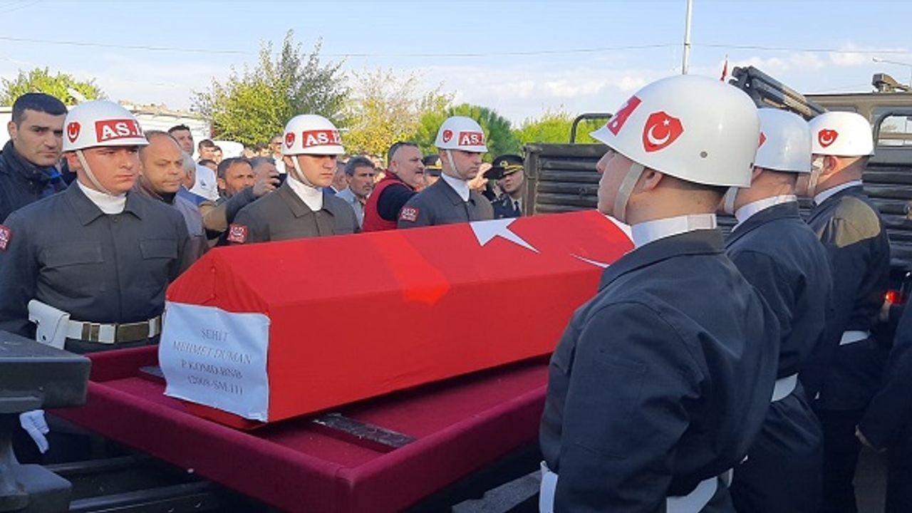 Şehit Piyade Komando Binbaşı Duman, Adana'da son yolculuğuna uğurlandı