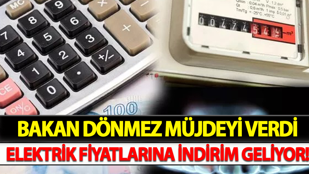 Bakan Dönmez Müjdeyi Verdi Elektrik Fiyatlarına İndirim Geliyor!