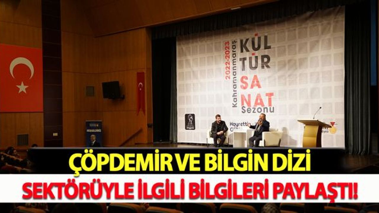 Çöpdemir ve Bilgin dizi sektörüyle ilgili bilgileri aktardı!