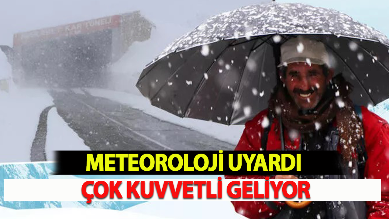 Meteoroloji Uyardı Çok Kuvvetli Geliyor