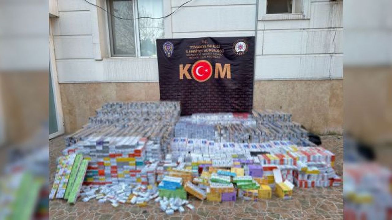 Kömür yüklü tırda kaçak ürünler ele geçirildi!