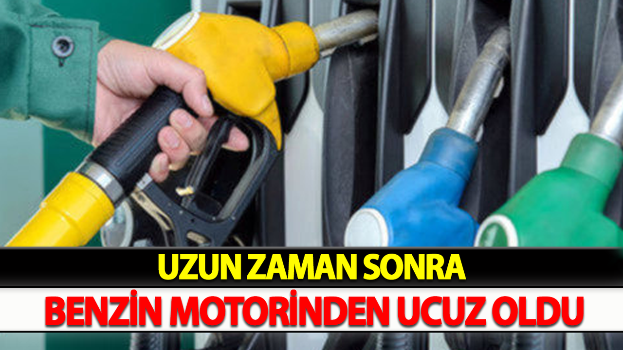 Uzun Zaman Sonra Benzin Motorinden Ucuz Oldu