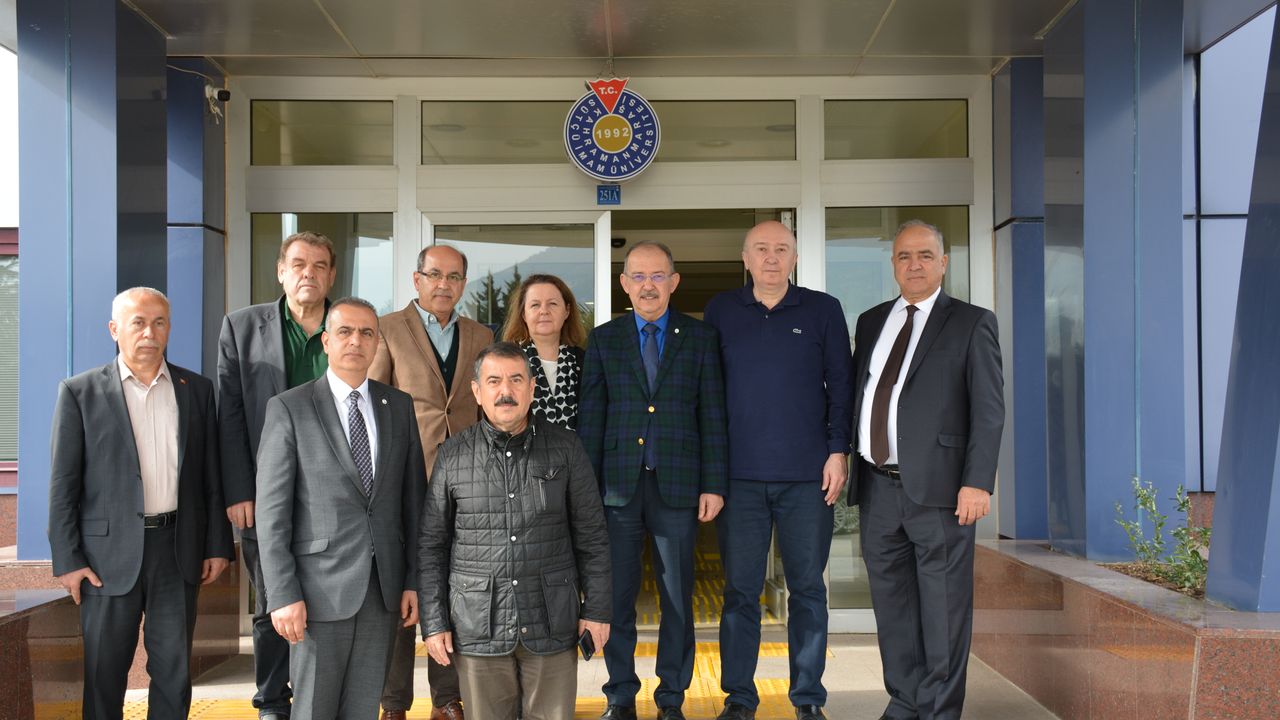 Manisa Celal Bayar Üniversitesi ve Sanko Üniversitesinden KSÜ’ye Ziyaret