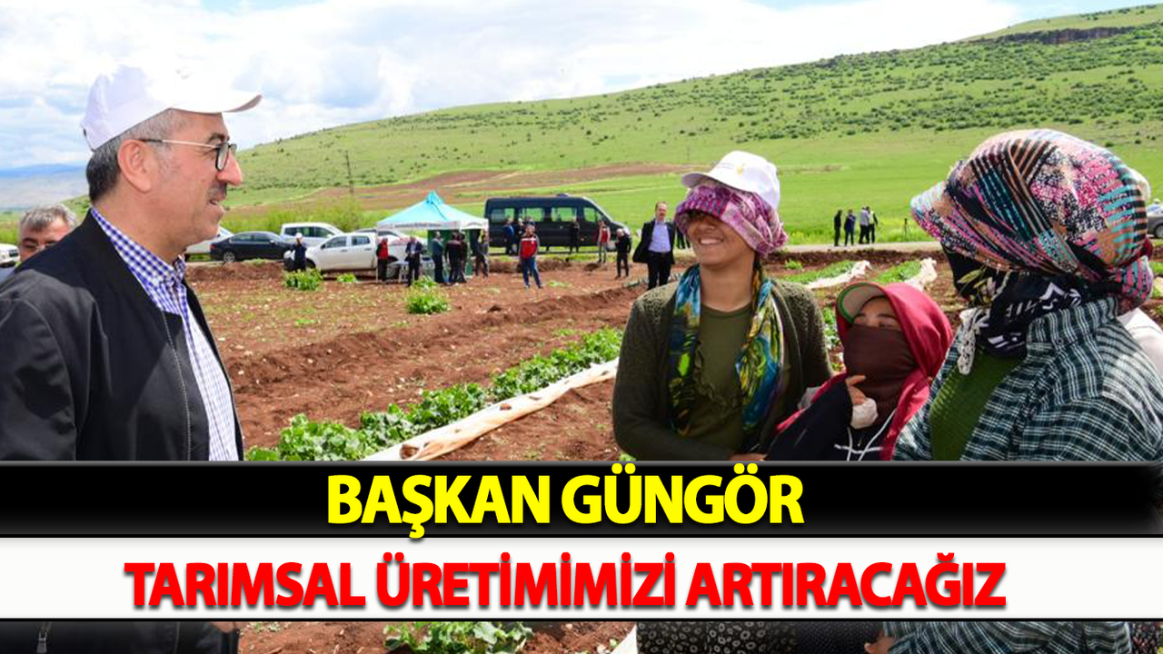 Başkan Güngör; “Tarımsal Üretimimizi Artıracağız”