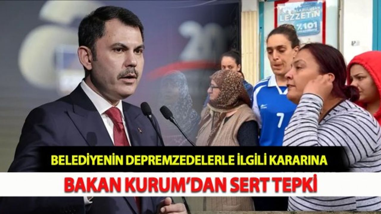Belediyenin Depremzedelerle İlgili Kararına Sert Tepki