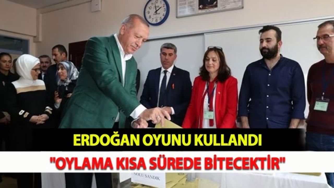 Erdoğan Oyunu Kullandı, İşte İlk Sözler