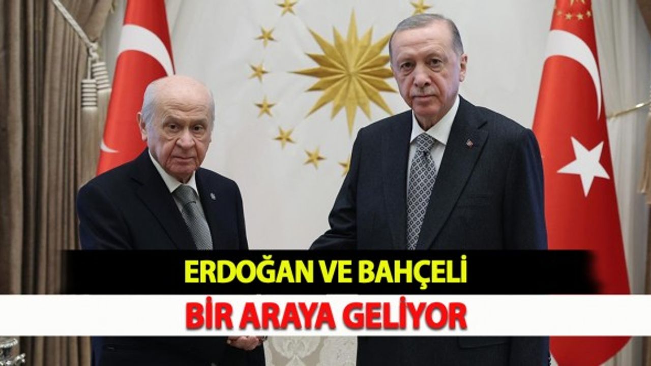 Erdoğan ve Bahçeli Bir Araya Geliyor