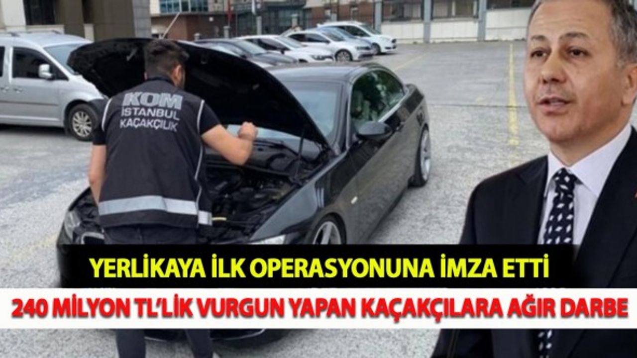 240 Milyon TL’lik Vurgun Yapan Kaçakçılara Ağır Darbe