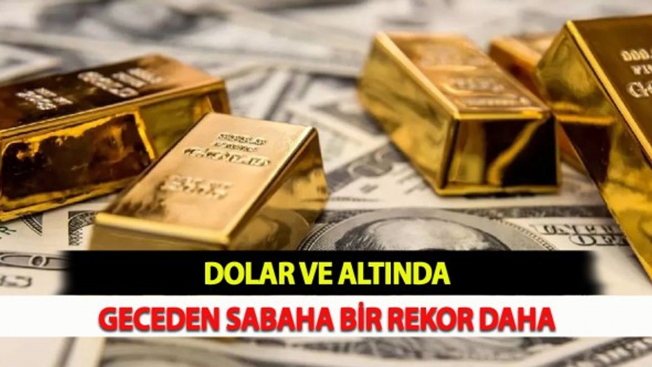 Dolar ve Altında Geceden Sabaha Bir Rekor Daha