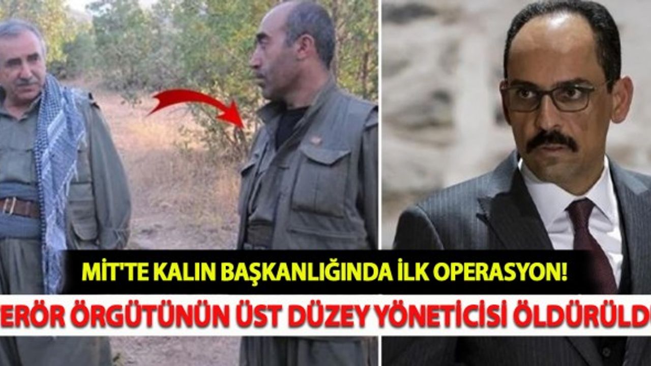 Terör Örgütünün Üst Düzey Yöneticisi Öldürüldü
