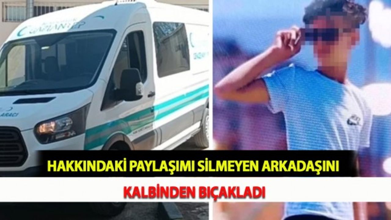 Hakkındaki Paylaşımı Silmeyen Arkadaşını Kalbinden Bıçakladı
