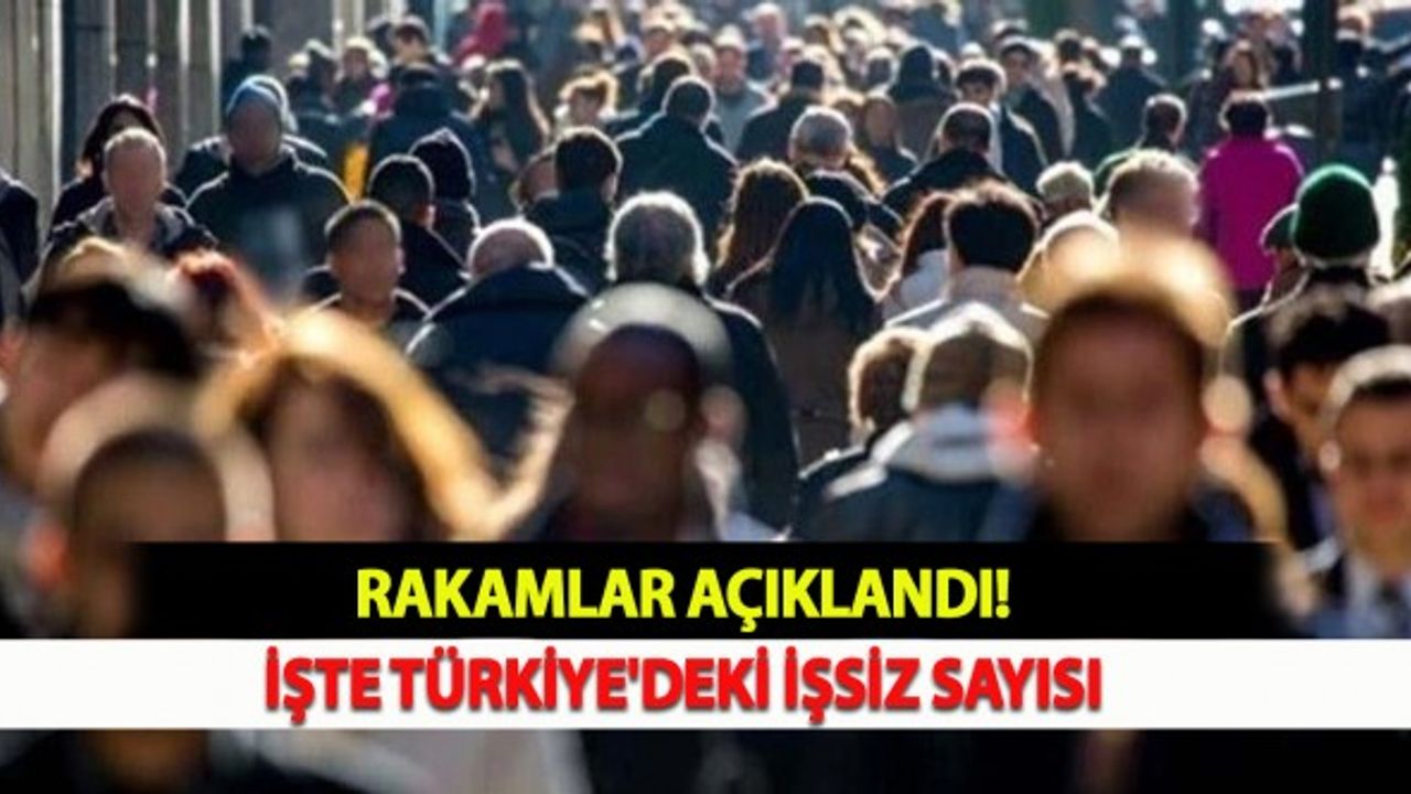 Rakamlar Açıklandı: İşte Türkiye'deki İşsiz Sayısı