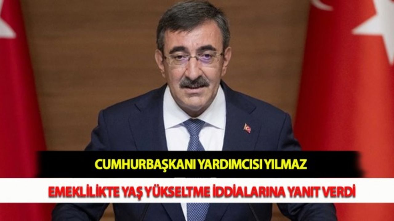 Cumhurbaşkanı Yardımcısı Yılmaz Emeklilikte Yaş Yükseltme İddialarına Yanıt Verdi
