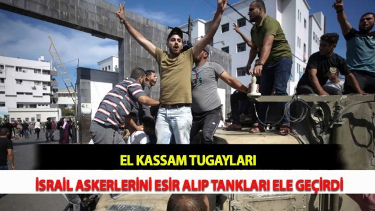 El Kassam Tugayları, İsrail Askerlerini Esir Alıp Tankları Ele Geçirdi